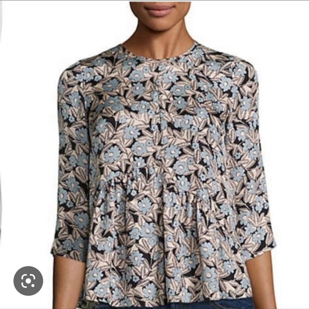 Rebecca Taylor silk Bijou top blouse 8